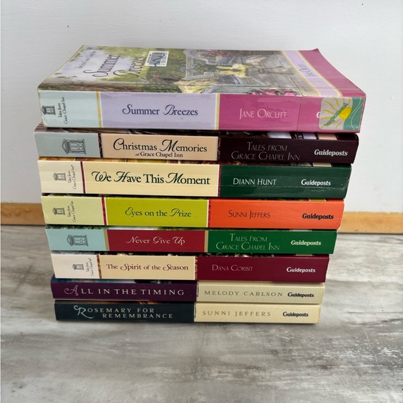 Other - 8 Tales From Grace Chapel Inn Books Christian Fiction Paperback Inspirational